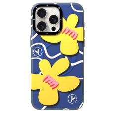 قاب YOUNGKIT یانگکیت Yellow Sunshine Flowery Smile Magsafe Series Apple iphone 12promax-13-13promax-14-14promax-15-15promax